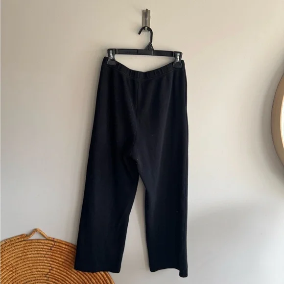 OAK + FORT Black Wide-Leg Pants - Picture 5 of 7